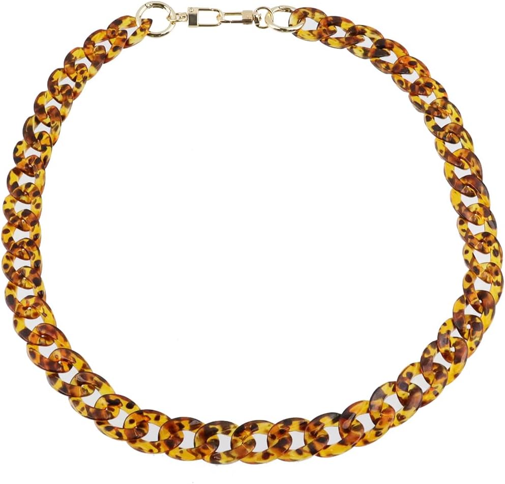 Bag Charm Chain 31.5" Fashion Crossbody Shoulder Straps for Bags Purse Strap Replacement Chains Accessories, Leopard Print - Image 3