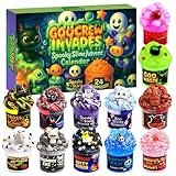 Creepy-Cute Slime Monsters: GooCrew gang brings spooky-cute fun for Christmas! Each day reveals a collectible slime monster blending holiday cheer with Halloween slime charm 24 Days of Holiday Slime Surprises: Countdown to Christmas with 24 compartme...