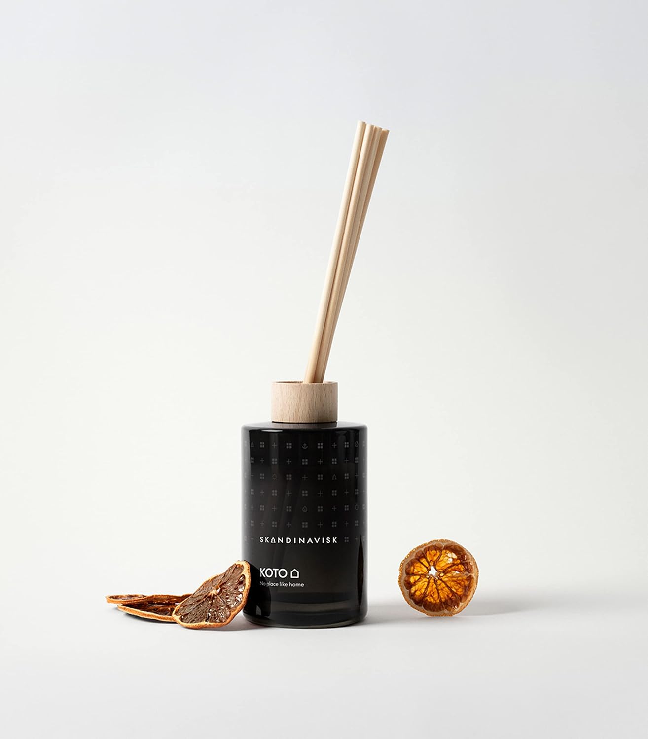 Skandinavisk KOTO 'Home' Scent Diffuser with 8 Reeds. Lasts +3 Months. Fragrance Notes: Vanilla Beans and Dried Orange Peel, Amber and Leather. 6.75 fl. oz.