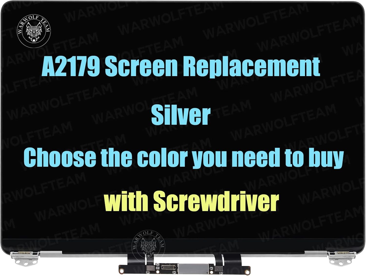 Screen Replacement for MacBook Air 13" 2020 A2179 EMC 3302 LCD Screen Retina Display Full Assembly (Silver)