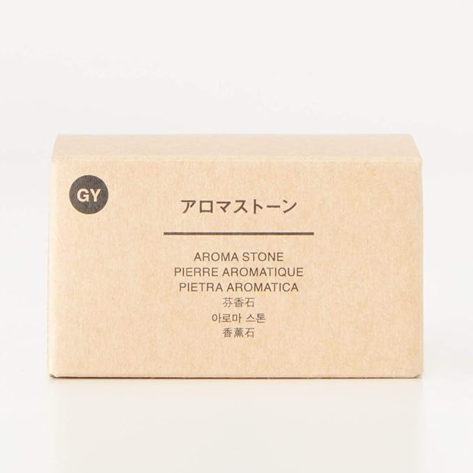 Difusor de Aromas MUJI Piedra con Plato Gris 6.5cm miniatura 2
