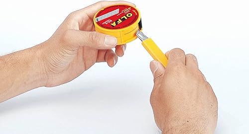 Vista 2 de OLFA Lata de eliminación de cuchillas de bolsillo (DC-3) – Contenedor pequeño de banco de cuchillas para desechar y almacenar de forma rápida