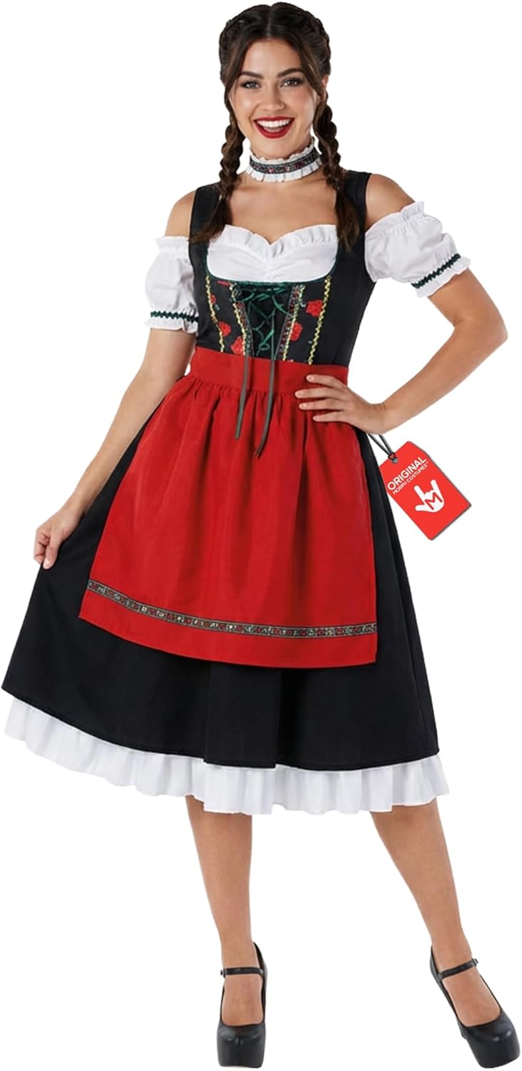 Morph Dirndl Dresses Women, Oktoberfest Outfits Women, October Festival Costume, Womens Lederhosen, Womens Halloween Costume