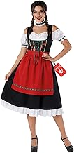 Morph Oktoberfest Costume Women's Bavarian Dirndl with Apron, Perfect for Oktoberfest and Costume Party