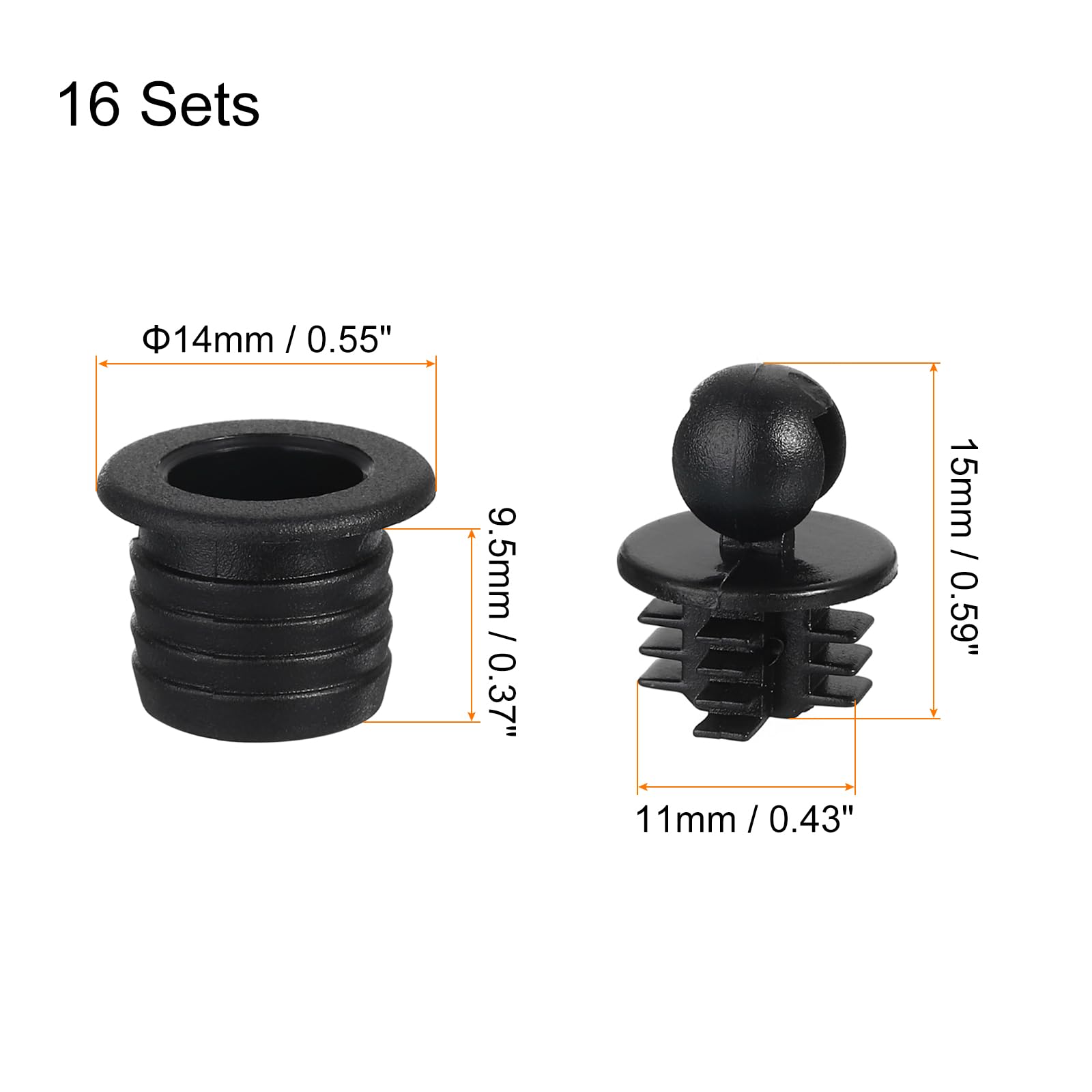 QUARKZMAN Griglia Altoparlante in Plastica a Sfera 11mm 16pz