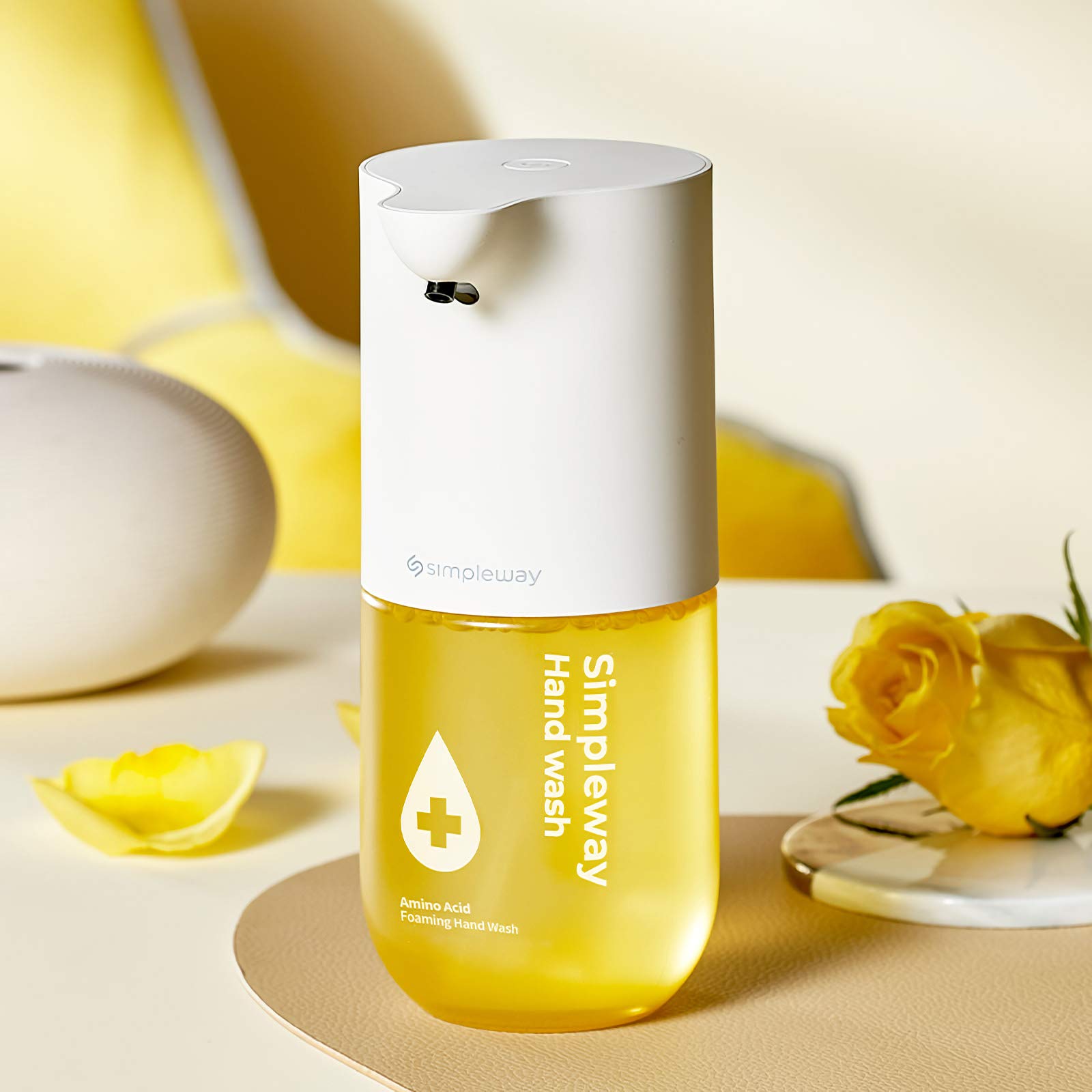 C1 Dispenser di sapone automatico senza contatto 300ml per mani disinfettanti e intelligenti