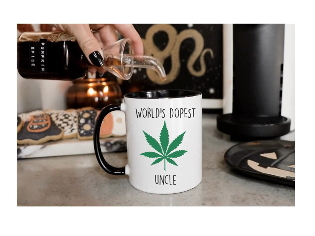 YouNique Designs Cannabis Mug U2013 Portable Coffee Mug 11oz Hilarious Coffee Mugs, Birthday Ideas For Brother Adult