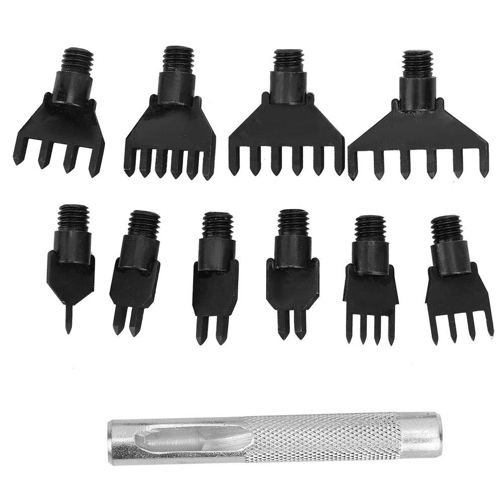 10pcs Leather Belt Punching Tool, Hole Punch Tool 1/2/4/6