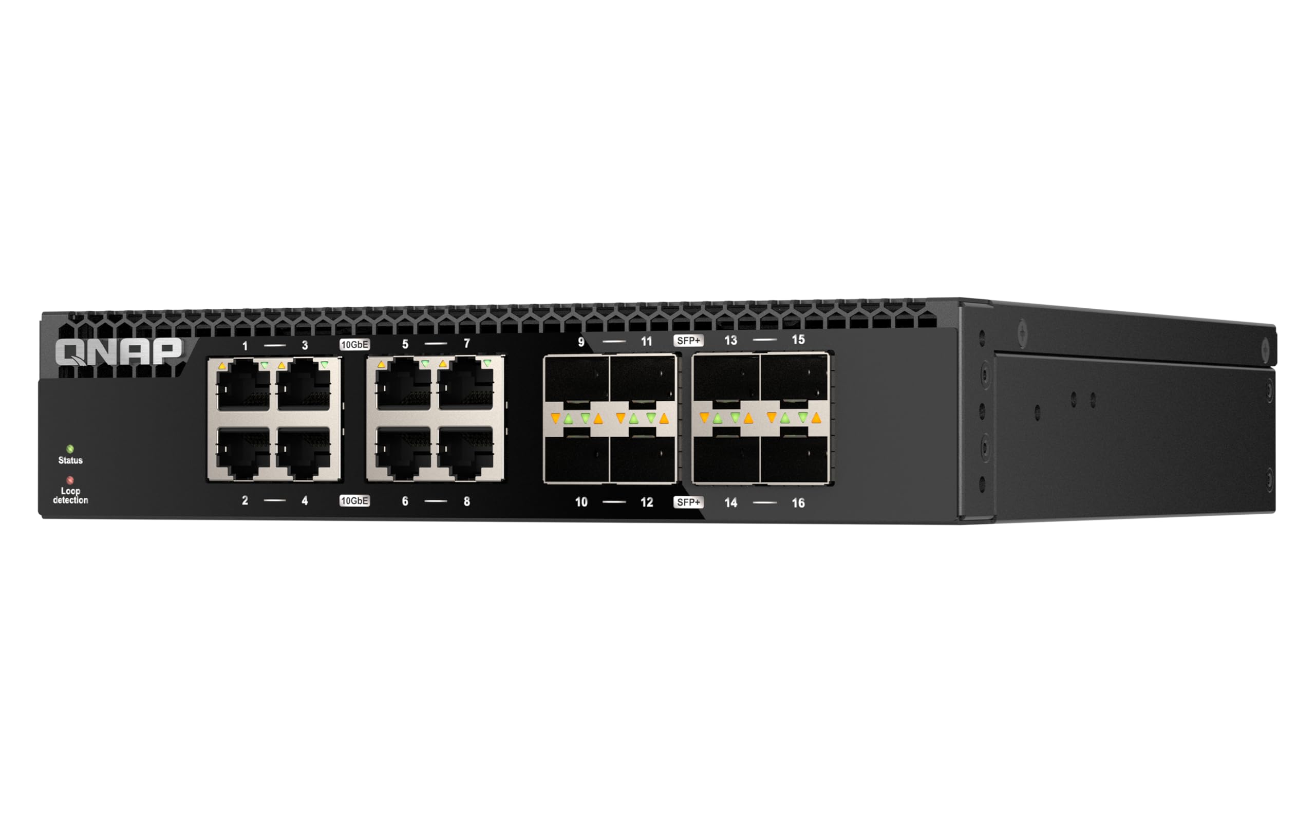 Qnap QsW-3216R-8s8t Switch Di Rete Non Gestito L2 10g Ethernet [100/1000/10000] Nero (qsW-3216R-8s8t Switch - 16 Port Of 10gbe Port Speed 8 Port Sfp+