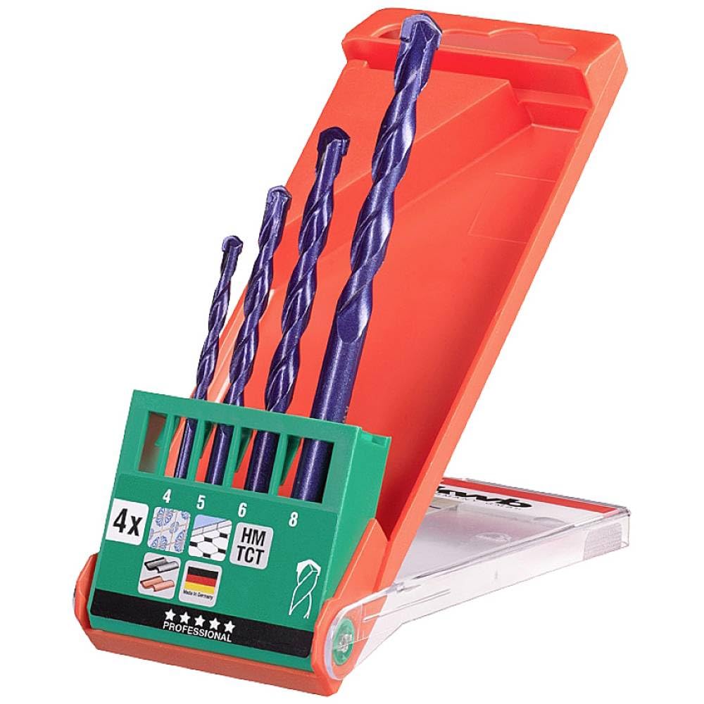 Kwb Seramik Delme Uç Seti 4 Parça 4-8 mm - 49051300