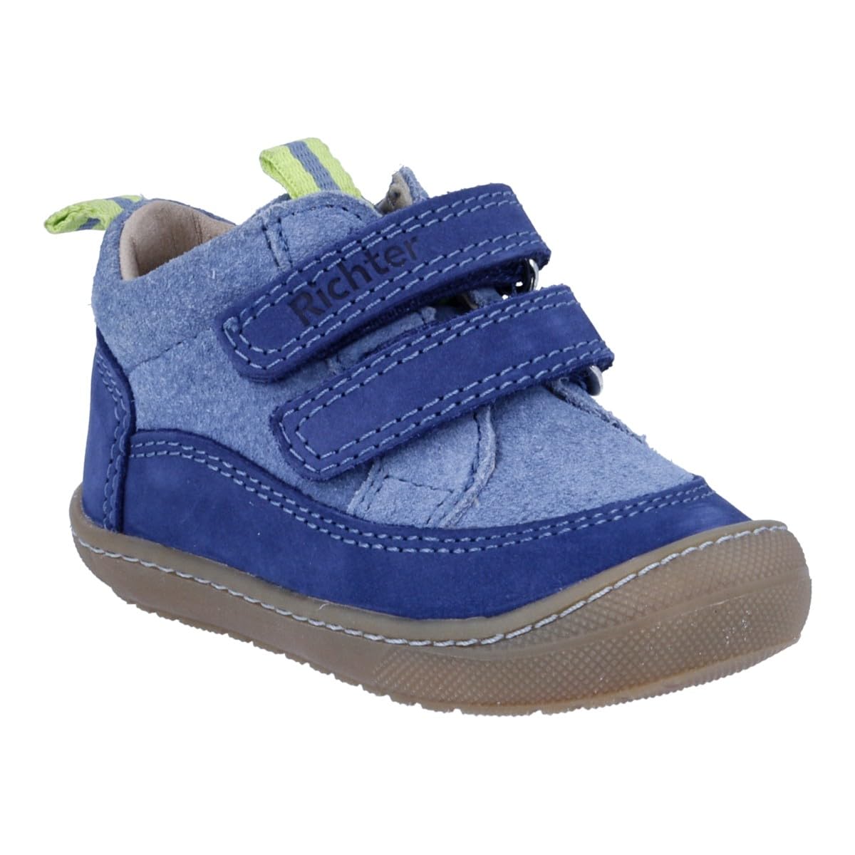 Richter Children's Shoes Baby Boys' Maxi First Walking Shoes, Nautical/Infinity, 21 EU, Nautical Infinity, 4.5 UK Child