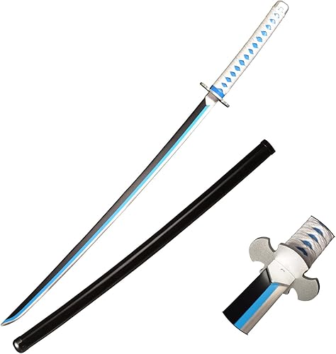 Miniatura 1 de Sword Valley Demon Slayer - Espadas de anime para cosplay, espada Katana Samurai hecha a mano, hoja de acero al carbono real, divertidos caballeros