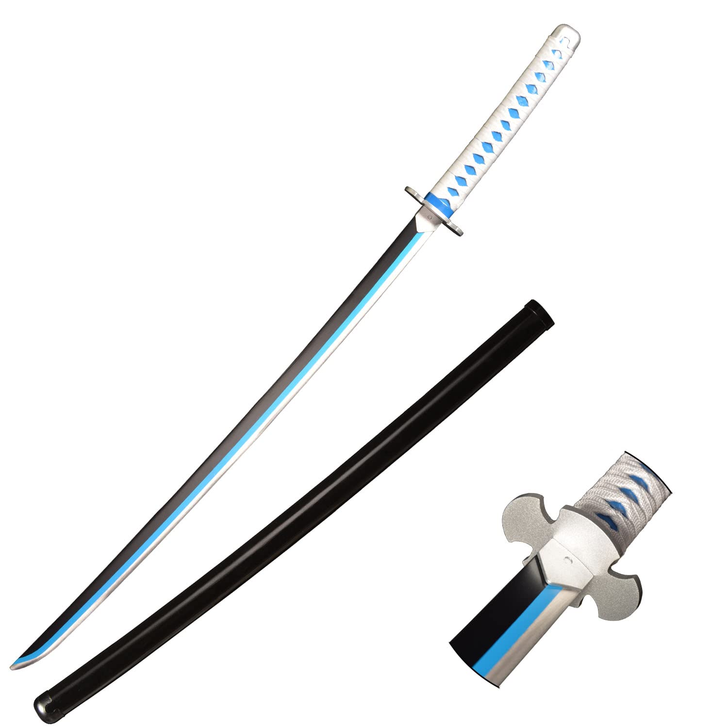 Sword Valley Demon Slayer Cosplay Anime Swords, Handmade Katana Samurai Sword Real Carbon Steel Blade, Funny Knights Multi-Style Exquisite Version