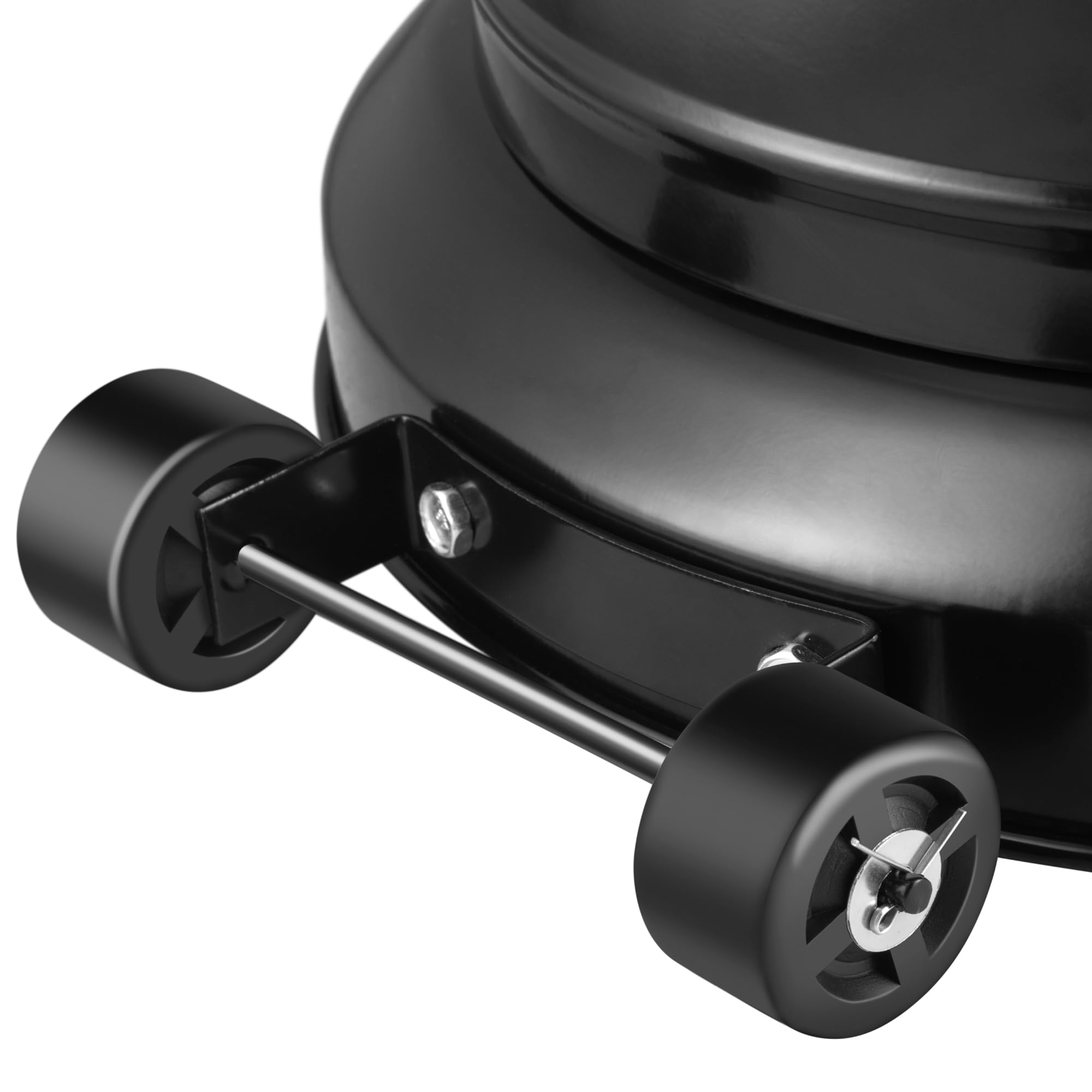 Zelsius Stufa a gas con tubo di vetro "Gstaad", 11 kW, nero, diametro 53 x altezza 181 cm, riscaldamento per terrazze con accensione a impulsi, stufa a gas, stufa per terrazze, fungo riscaldante