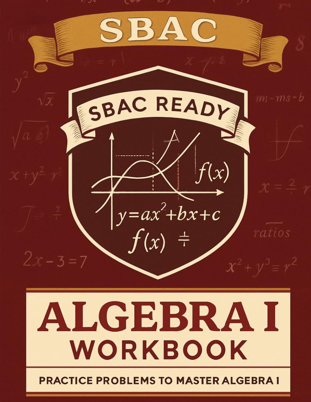 SBAC Algebra I Workbook: A Complete Algebra 1 Practice Guide with Review, Exercises, and Test-Taking Strategies