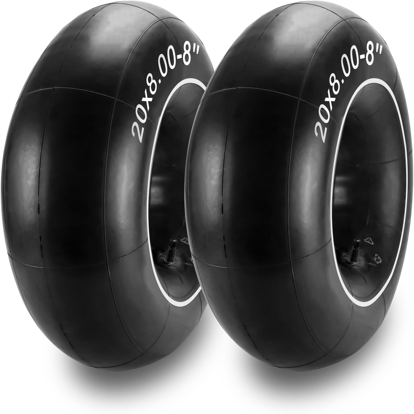 Cenipar 20x8.00-8 Inner Tubes 20x8-8, 20x10.00-818x6.50-8, 18x7.50-8, 18x8.50-8 18x9.50-8 Inner Tubes with TR13 Straight Valve Stem for Heavy Duty Cart like Tractor Golf Cart Mowers(2 Packs)