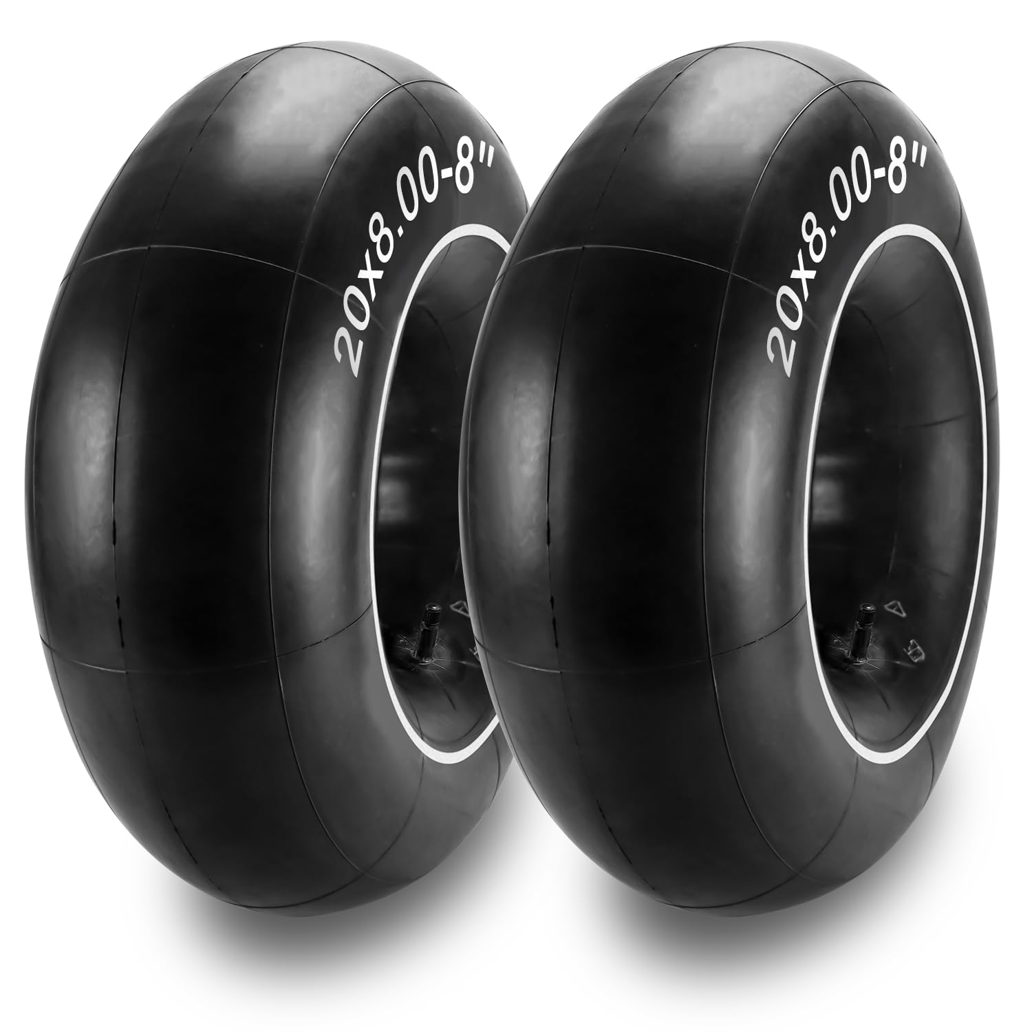 Cenipar 20x8.00-8, 20x8-8, 20x10.00-8 Inner Tubes(2 Packs), Replacement Inner Tubes for Heavy Duty Cart,Such as Trunk, Tractor, Garden Carts,Golf Cart, Mowers, with TR13 Straight Valve Stem