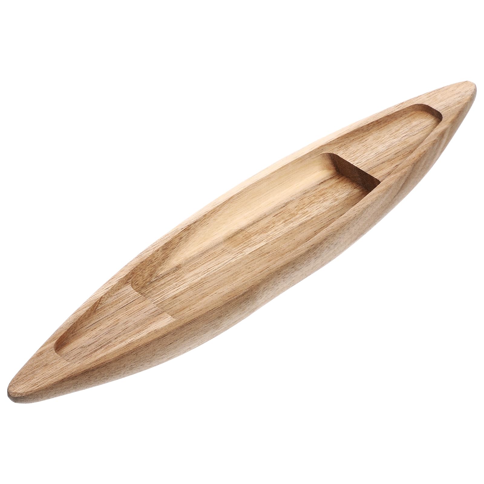 Wooden Boat Model Decoration 9.8 Inch Unfinished Nautical Ornament for Home Office Bedroom Desktop Craft Display