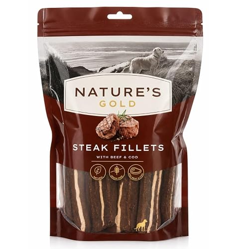 ANIMALUJOS - Snacks Perros Filetes Naturales Salmón 1kg / Pollo 1kg / Ternera 1,2kg, Alta Proteína 97% Origen…