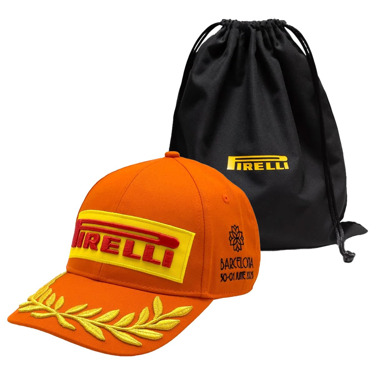 Pirelli Unisex-Cap für Erwachsene, Podium, 1. Platz, Champion, verstellbarer Strapback-Hut