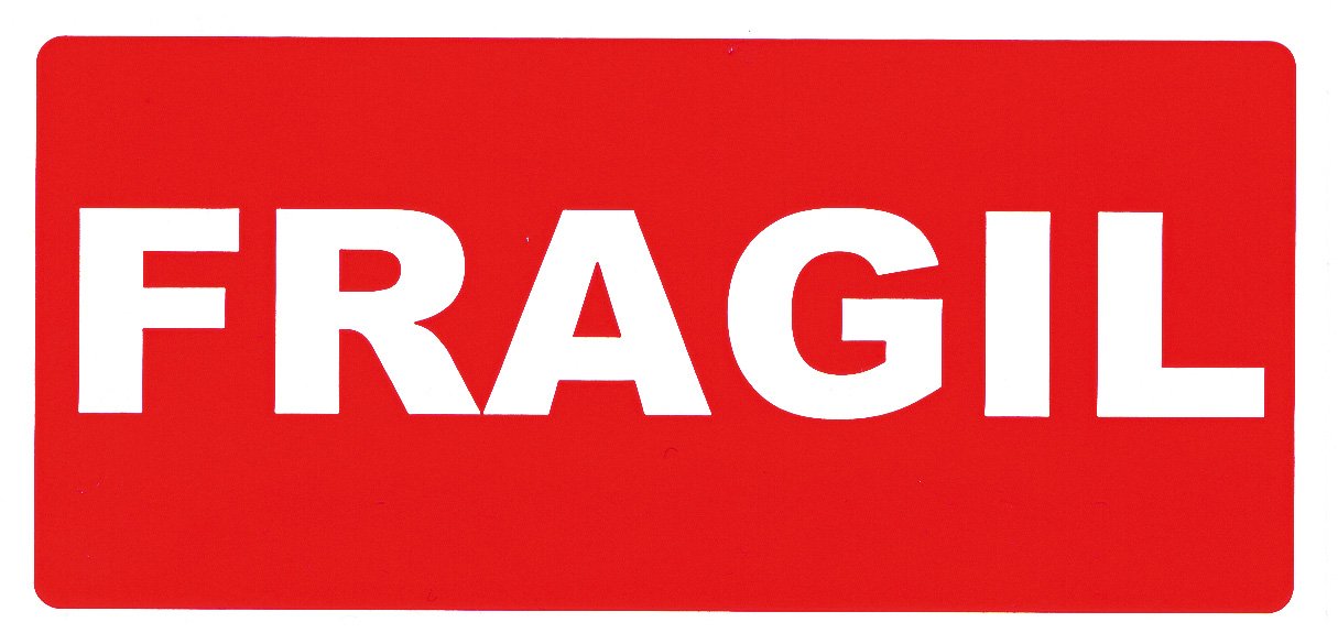 Apli 708714-200 Label Roll,"Fragile"
