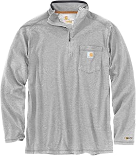 Carhartt Men's 104255 Force® Relaxed Fit Quarter Zip Pocket T-Shirt