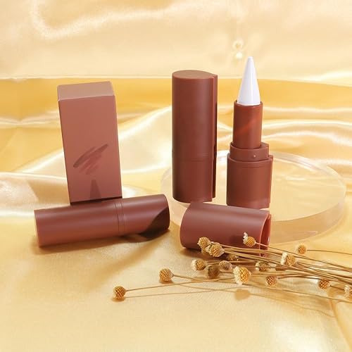 Miniatura 83 de AMY'S DIARY Juego de 2 delineadores de labios y lápiz labial color marrón palisandro mate, brillo de labios verde, lápiz labial líquido mate, 24