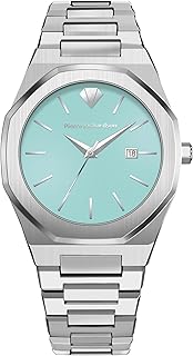 PIERRE RICHARDSON PR5428 Men’s Luxury Watch – Japanese Quartz Movement, Stainless Steel, 41mm, 5ATM Water Resistant, Scratch-Resistant Sapphire Crystal Glass – Classic Dress Watch for Men