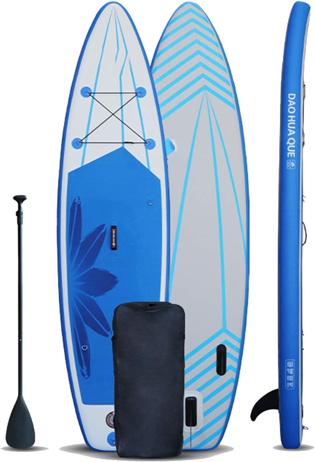 10'12' Double Deck Paddle Board SUP Stand Up Inflatable Paddle Board Competitive Water Novice Beginner Water Ski Youth Adults Standup Paddleboard