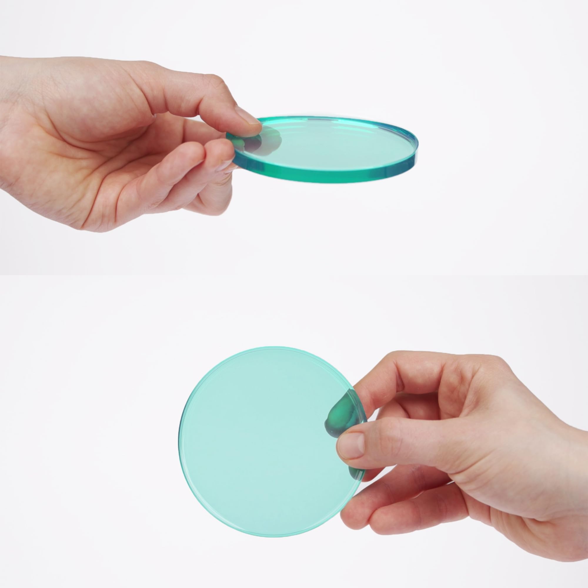EPODEX Resina Epossidica ECO MAX 10cm, TURQUOISE - Transparent, 9kg | Resina epossidica trasparente kit, per river table, lampade e progetti ad alto spessore