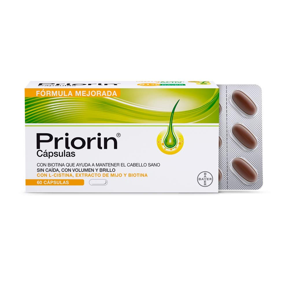Complément Alimentaire Priorin Bayer - 60 Capsules, Pour Perte De Cheveux, Renforcement Capillaire - Neuf, Expiration 05/2025