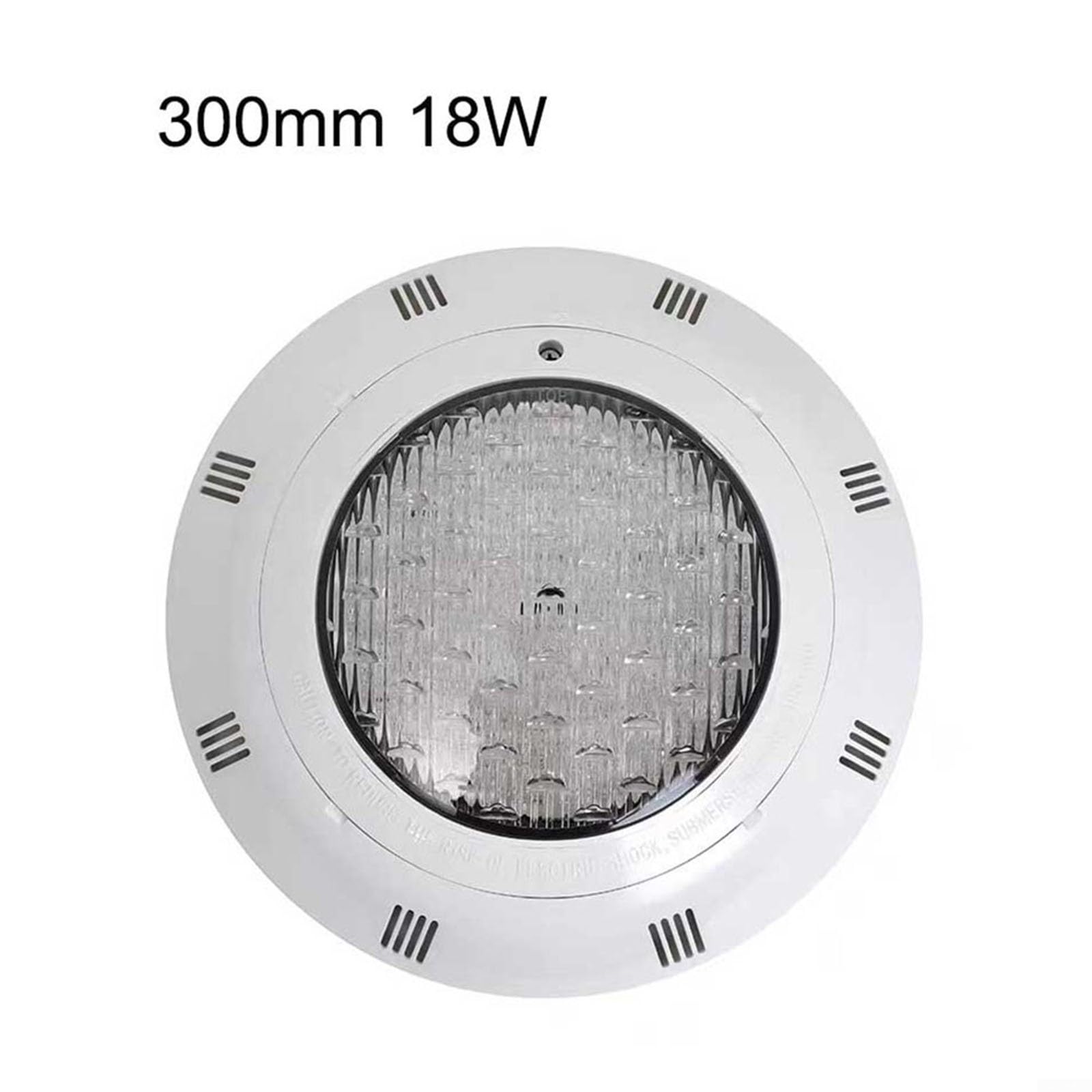 Oświetlenie basenu RGB z pilotem zdalnego sterowania do projektów oświetlenia basenu, klasa IP68, kąt świecenia 120 stopni (18 W)
