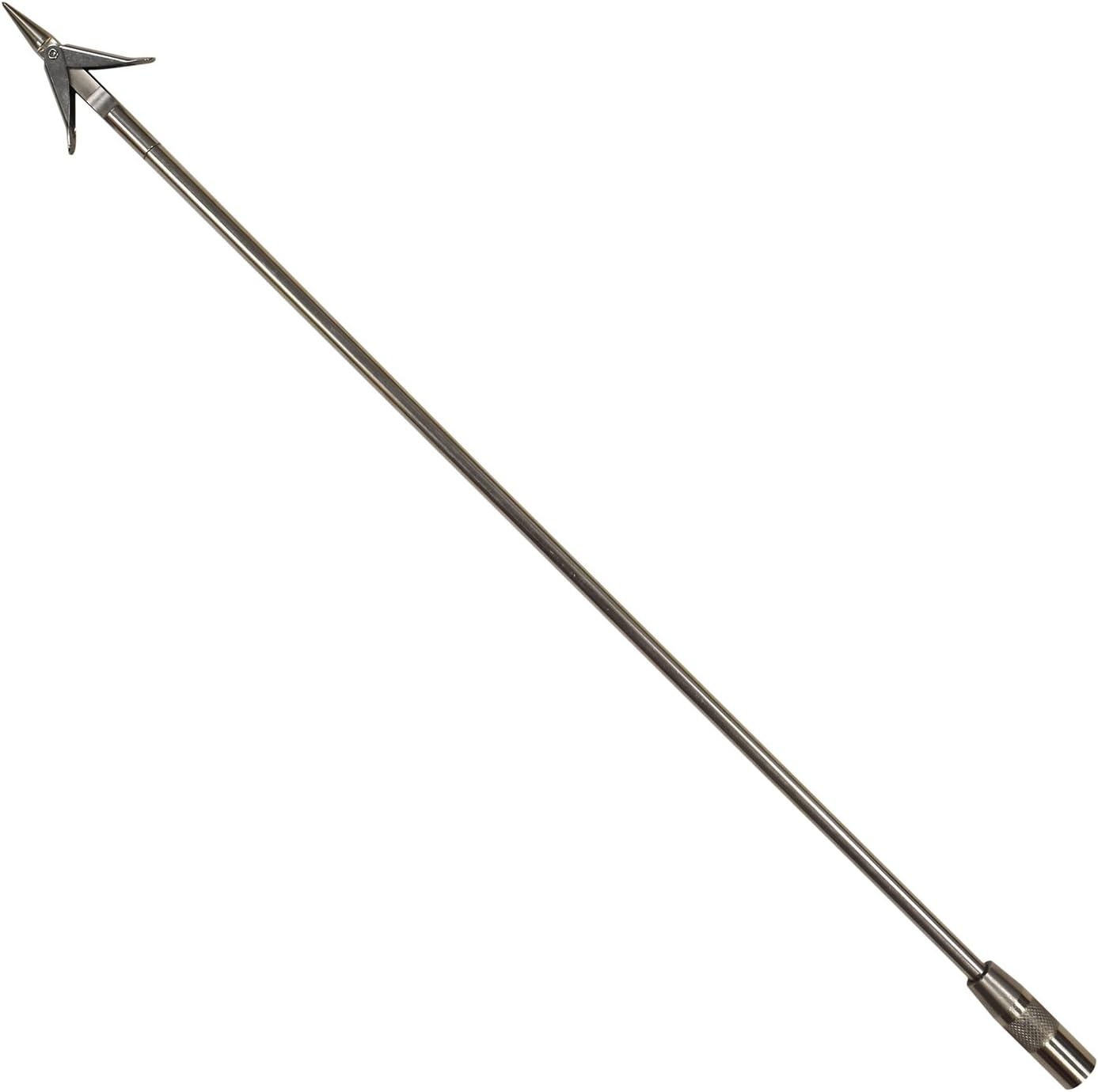Scuba Choice Palantic 3" Spearfishing Speargun Double Wing Tip 6mm with 18" Stainless Steel Shaft – Durable Cold-Water Hunting Tip, Precision Control & Reliable Grip for Winter and Ice Fishing