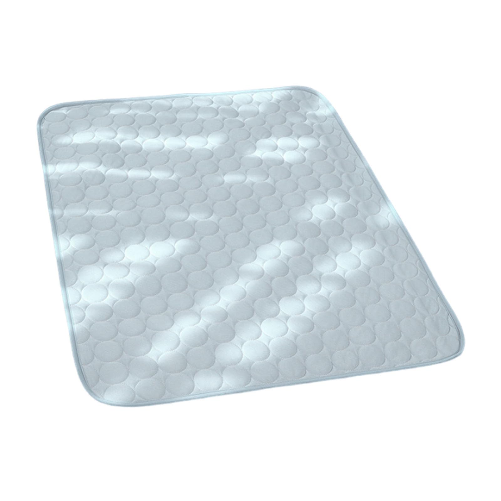Generisch Cooling Mat for Dogs, Self-Cooling Dog Mat, Cooling Blanket Cats, Non-Toxic Cooling Pad for Pets, Washable Dog Cold Mat for Indoors, for Home, On the Go or in the Car (Grey)