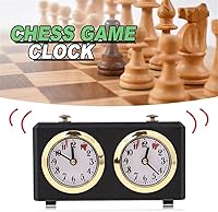 Vista 8 de Temporizador de reloj de ajedrez profesional, temporizador de ajedrez analógico de torneo, temporizador de cuenta regresiva, temporizador de juego