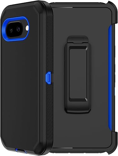 RubCase for Google Pixel 9a Case with Belt Clip Holster, 2X 