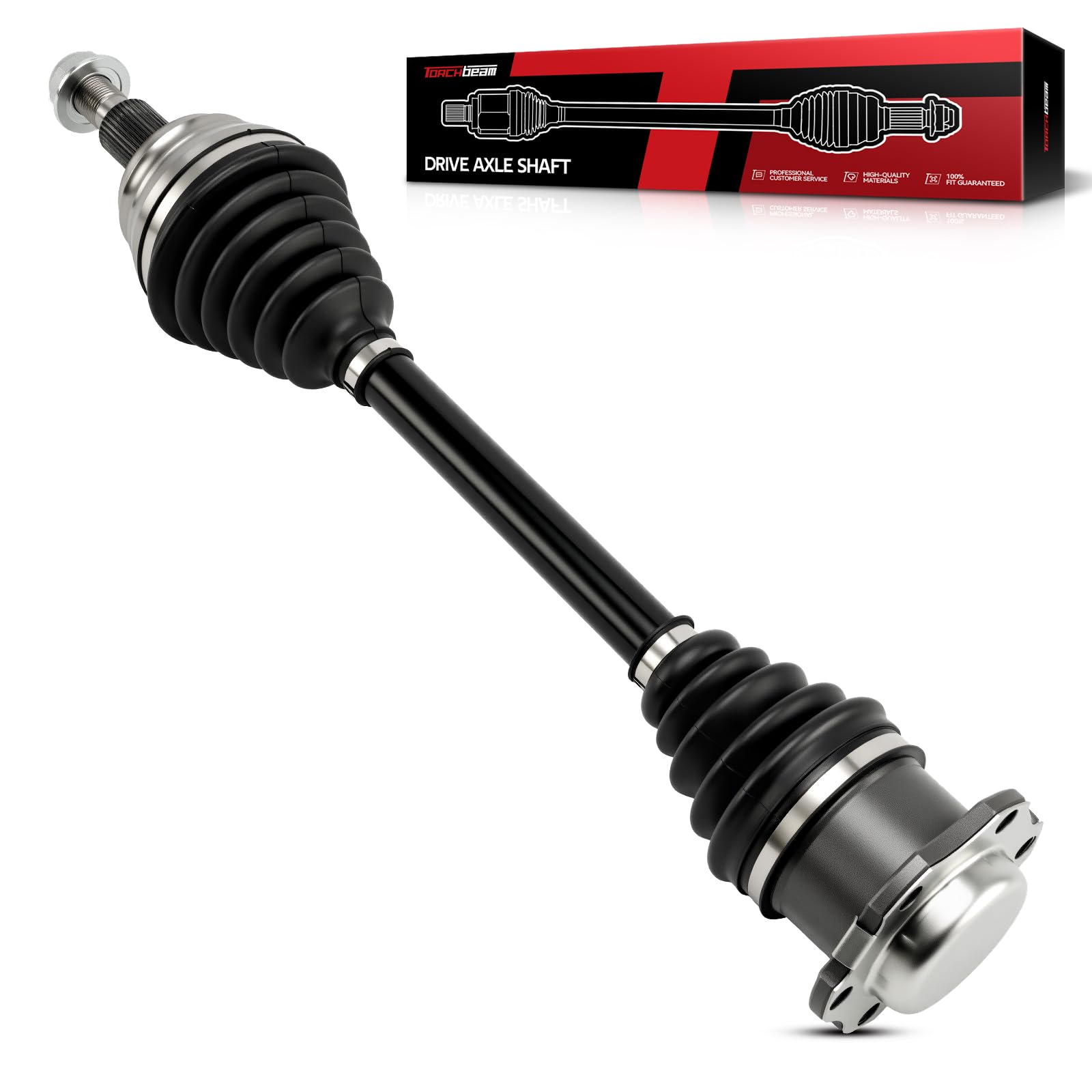Torchbeam CV Axle Shaft Assembly Compatible with 1999-2005 Volkswagen J-e-t-t-a, 1998-2005 Volkswagen Beetle, 1999-2006 2014 Volkswagen Golf, 2000-2002 Audi TT, Front Left CV Axle 66-7250