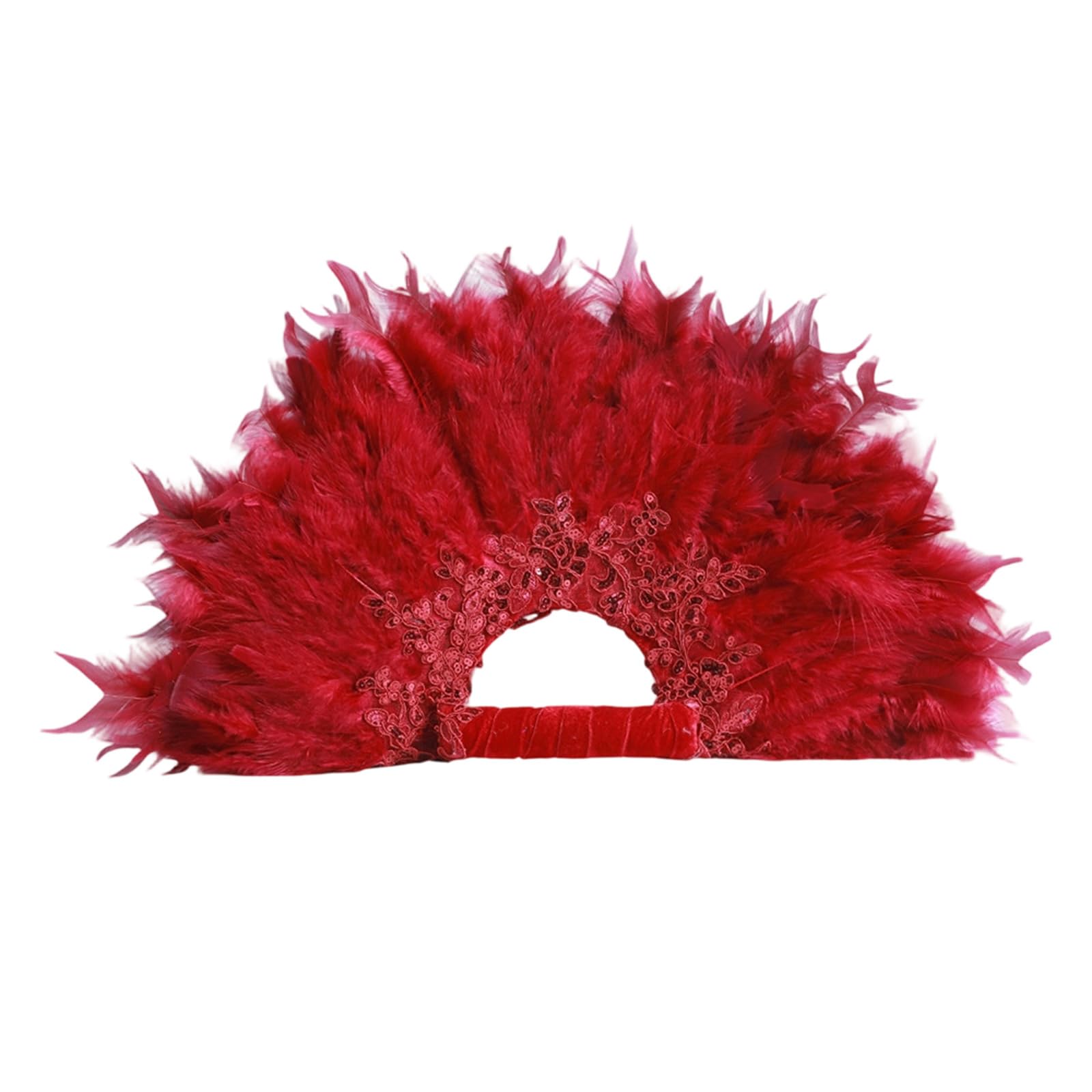 Éventail à plumes arabes de prestige pour occasion formelle et grand mariage