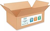 Vista 90 de Cajas largas de envío y mudanza de 28 x 12 x 12 pulgadas (paquete de 10) – Resistencia extra 200 lb vs regulares – Cajas de cartón corrugado
