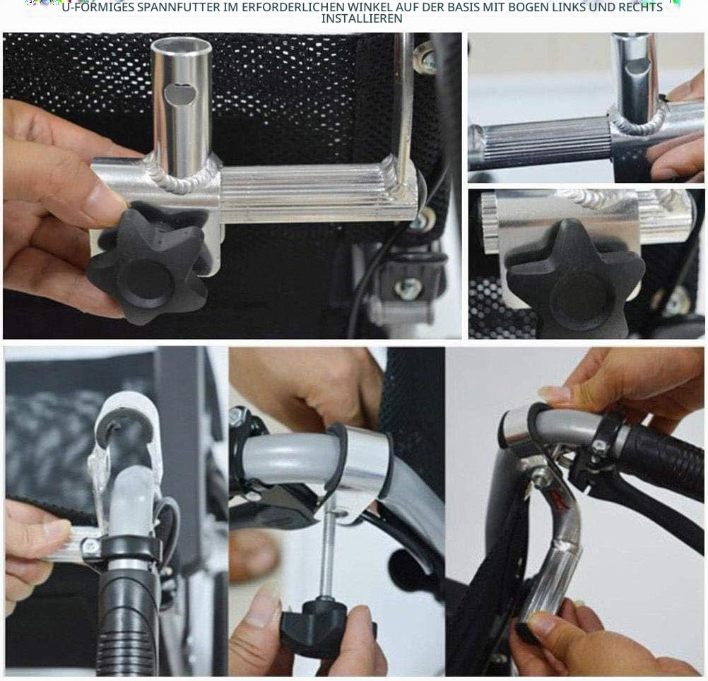 Einstellbare Rollstuhl Kopfstütze Rückenlehne Neck Unterstützung, Komfortable Sitz Zurück Kissen U Typ Kissen, tragbare Neck Rest Kissen Back Extension Kissen für Reise Rollstuhl Zubehör (Schwarz)