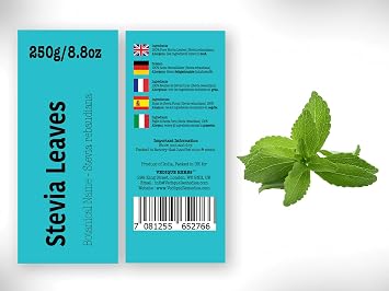 Stevia - 250g (8.8oz) | Raw, Crude, Dried | T-Cut | Premium Grade