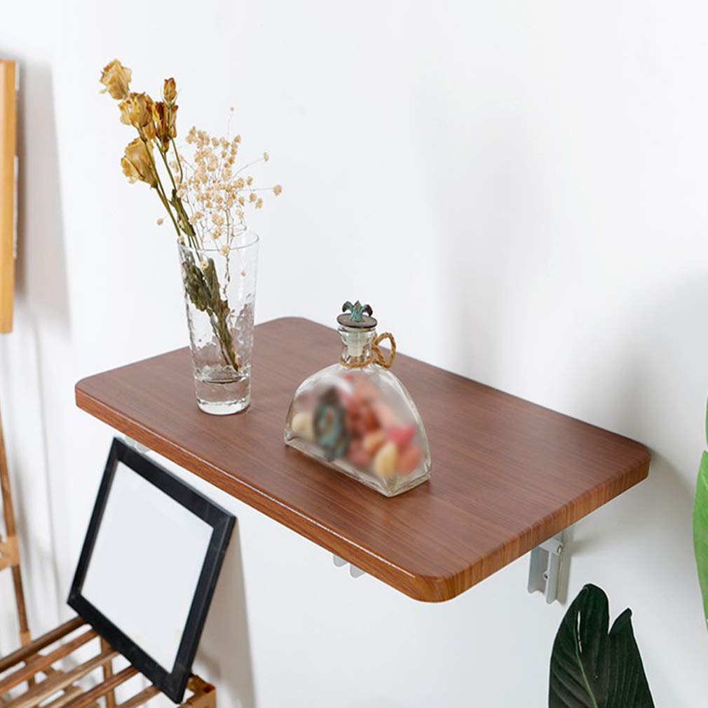 Table pliante murale bois bureau ordinateur cuisine etabli flottant écriture 60x36cm