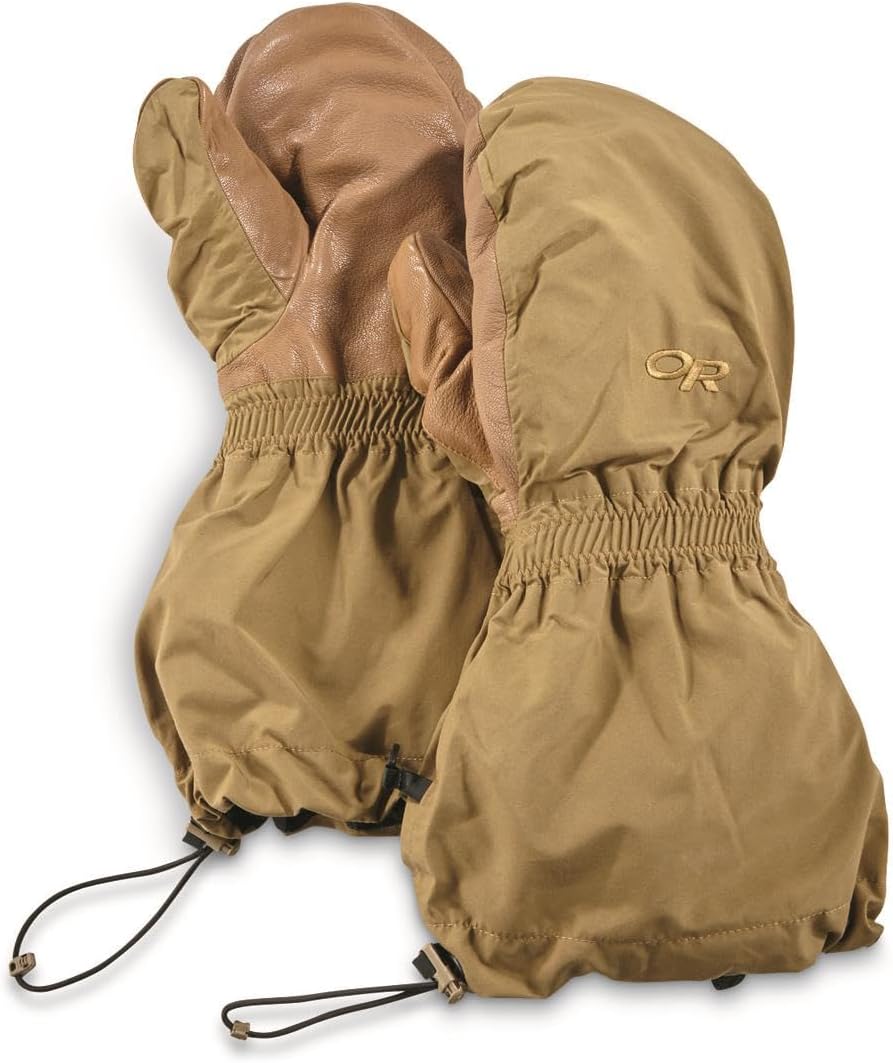U.S. Military Surplus ECW Mittens, Used, Coyote, Small