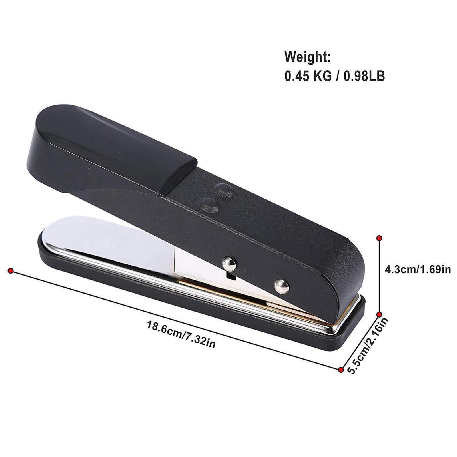 Amagogo Kit de punzón para púas de guitarra, cortador de púas, ligero, para bricolaje, resistente, fácil de usar, de hierro, repuesto profesional, piezas de, B