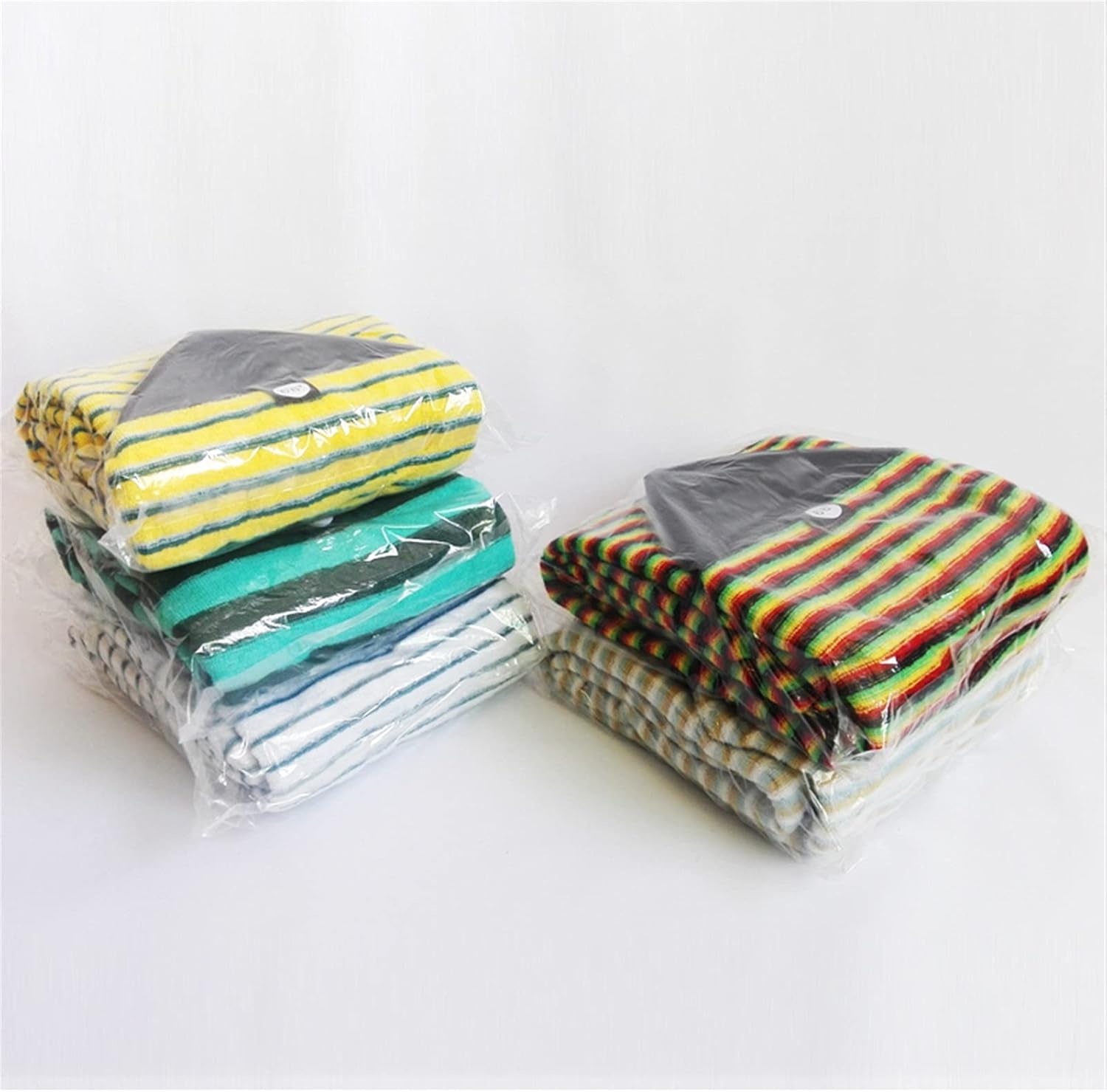 6.6ft Rainbow Surfboard Sock Knitted Stretch Board Cover Bodyboard Protective Storage Bag Waterproof Bag ( Color : Rainbow )