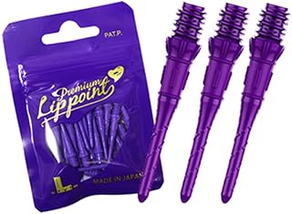 Lstyle Dart Tips: Premium Lippoint - 2BA Standard Thread - Plastic Soft Tip Dart Points - Purple