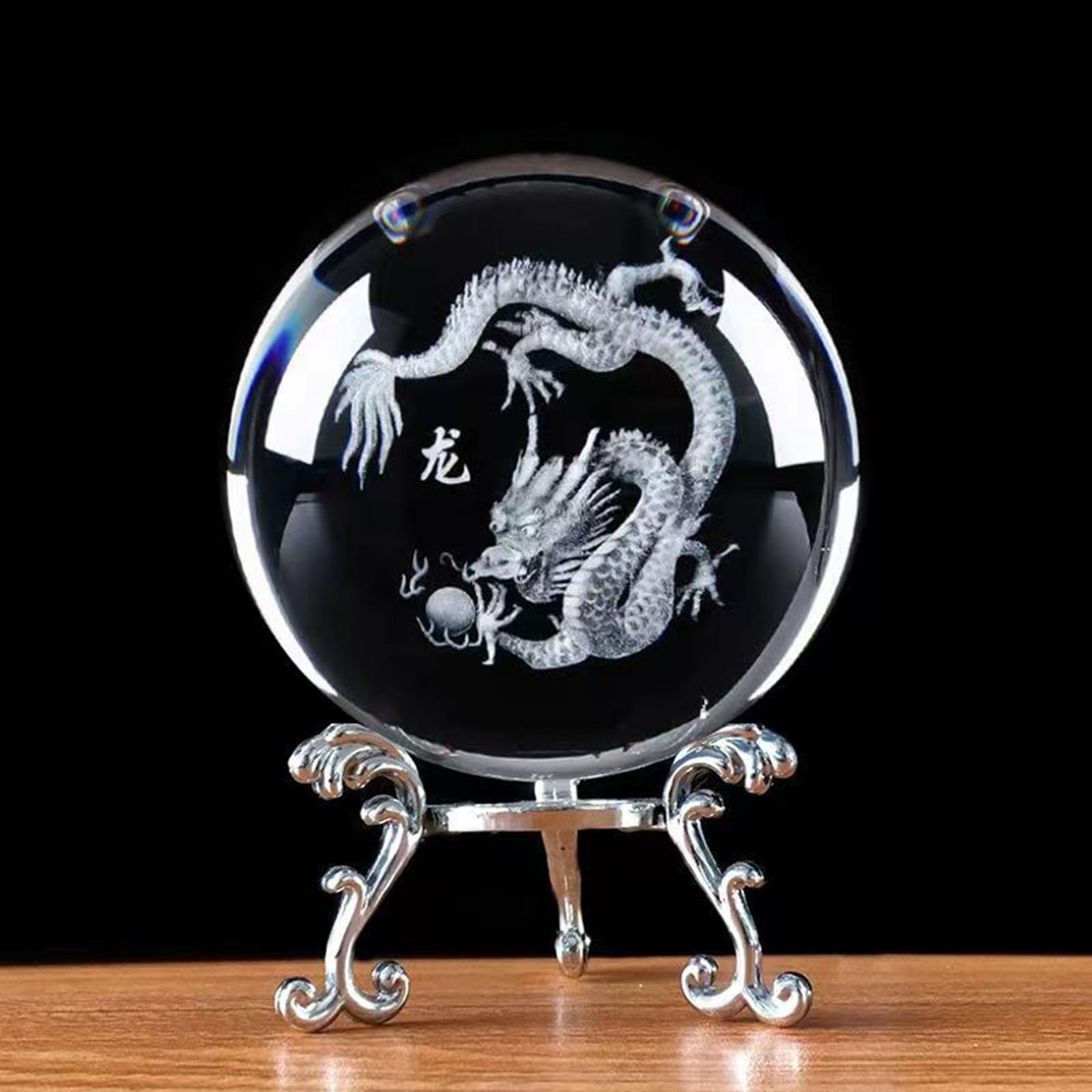 クリスタルドラゴン水晶玉