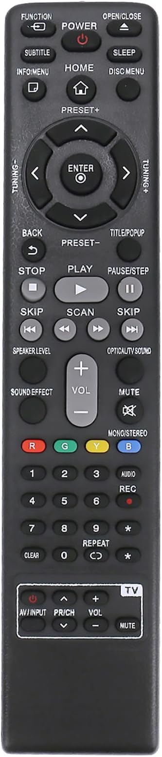 AKB73775801 Replace Remote Control fit for LG Blu-Ray Home Theater System BH4030S BH4530T BH5540T BH6540T LHB655 S43S1-W S54T1-S S63T1-W S64H1-W