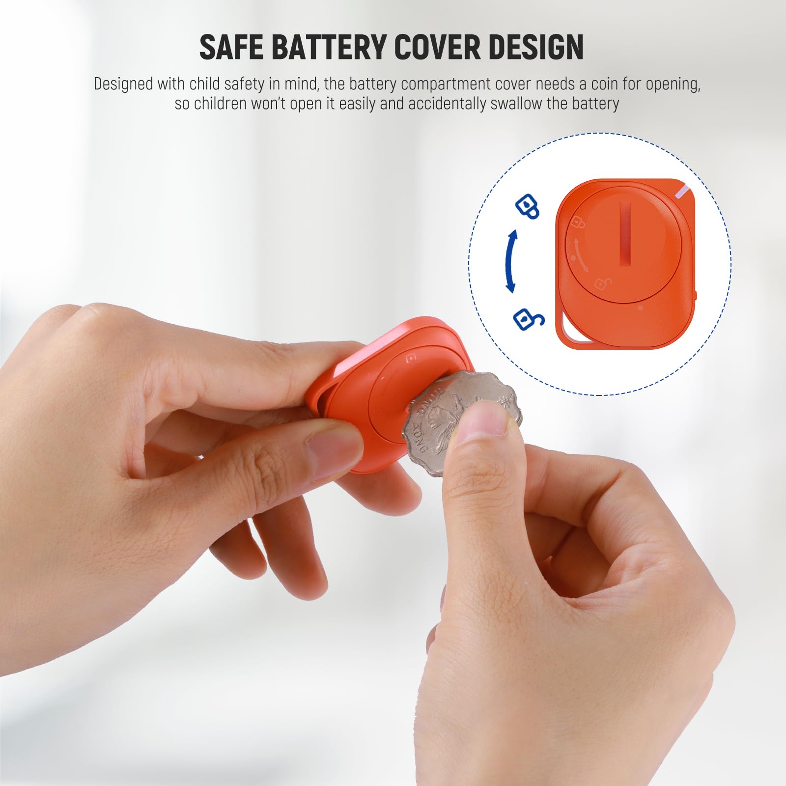 NEEWER RT116 Telecomando Bluetooth Wireless Controllo di Scatto della Fotocamera Compatibile con iPhone iPad Android Smartphone per Instagram Snapchat Selfie Foto Registrazione Video