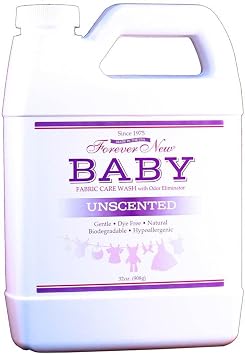 Baby Fabric Care Wash with Odor Eliminator by Forever New Unscented, 16 ounce